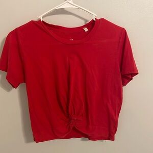 Pacsun Me to We red cropped top